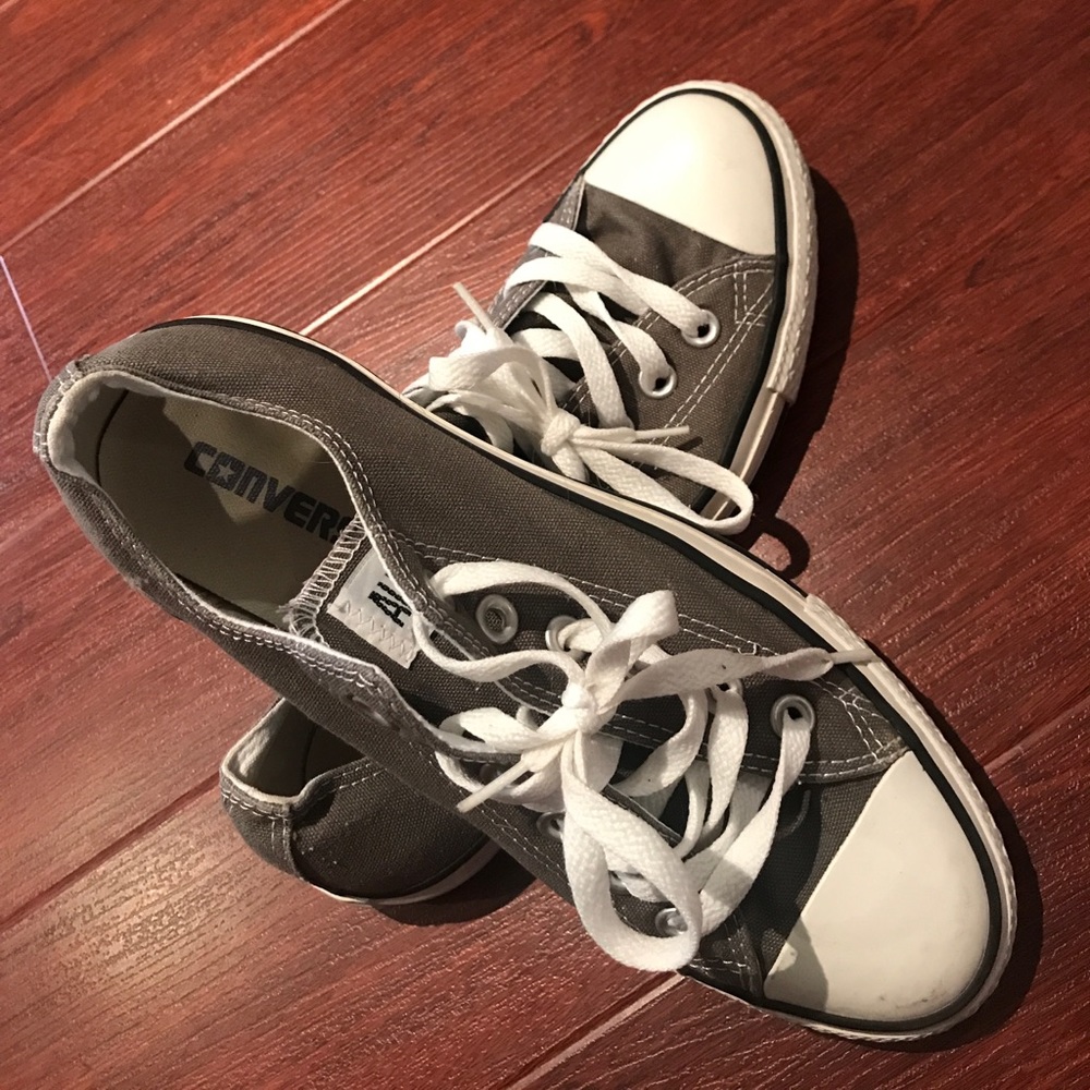 Grey Converse All Stars
